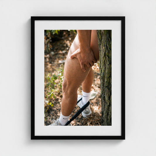 2026 03 12 20 06 00 Meatrack Hand Thigh 18x24-black frame — Fire Island Modern