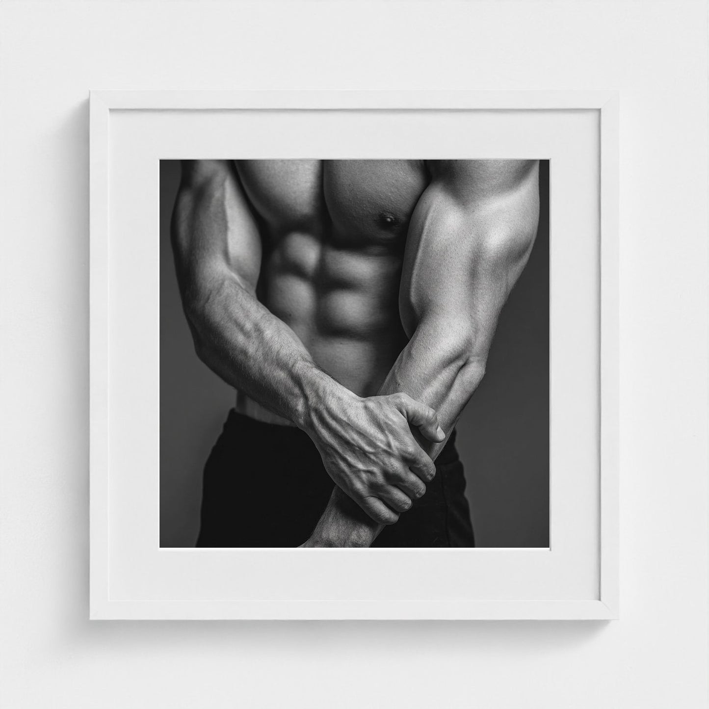 studio-close-up-interlocked-hands-and-forearms-v 20x20-white frame frame
