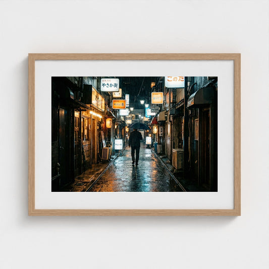 tokyo-alley 24x18-natural frame frame