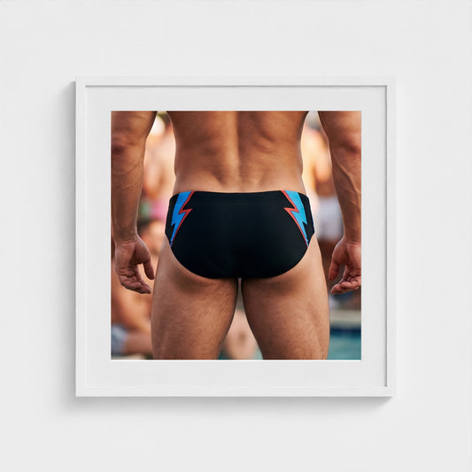 2026 03 12 19 37 00 Rear Brief Athletic 24x24-white frame — Fire Island Modern