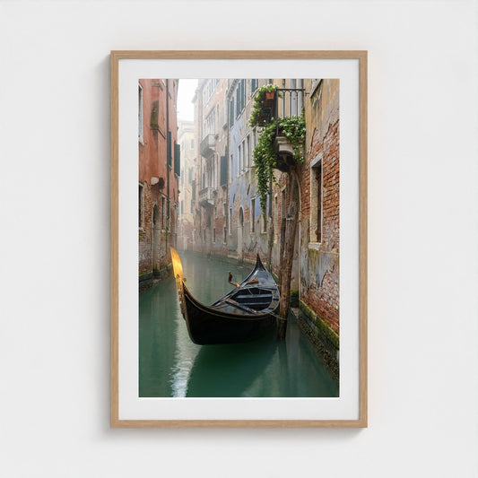 gondola-morning 24x36-natural frame frame