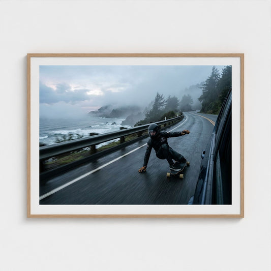 downhill 48x36-natural frame frame