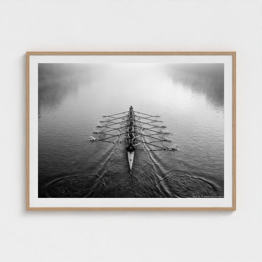 rowing-shell 48x36-natural frame frame