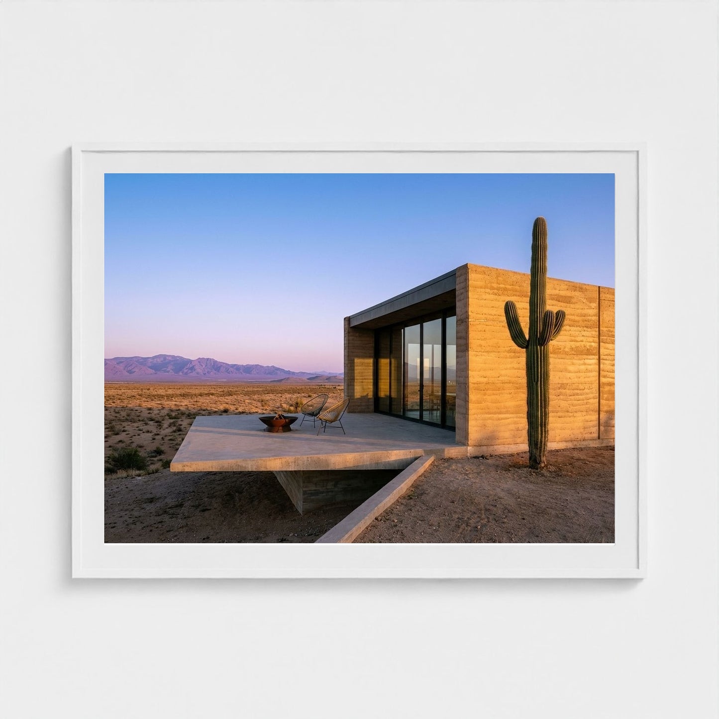 desert-chic-villa 48x36-white frame frame