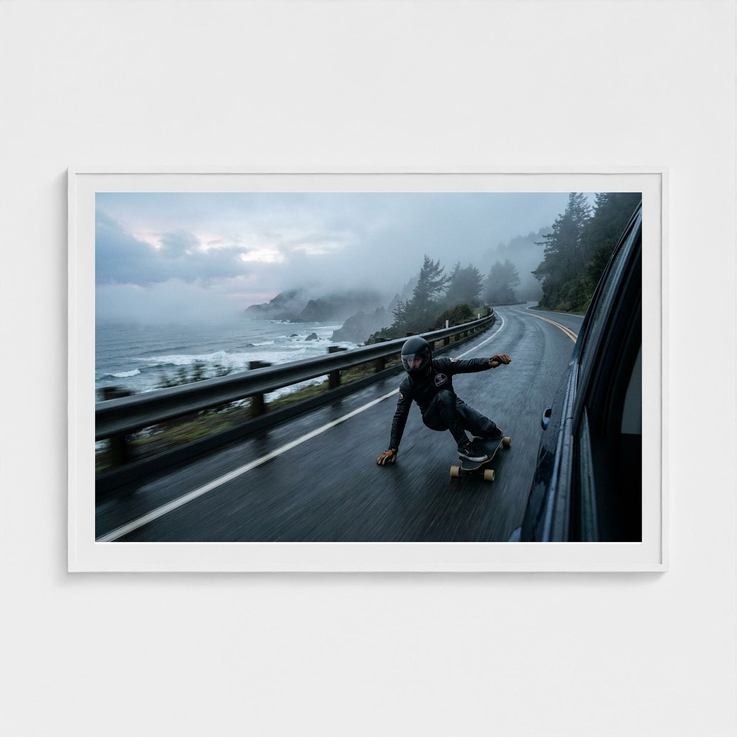 downhill 60x40-white frame frame