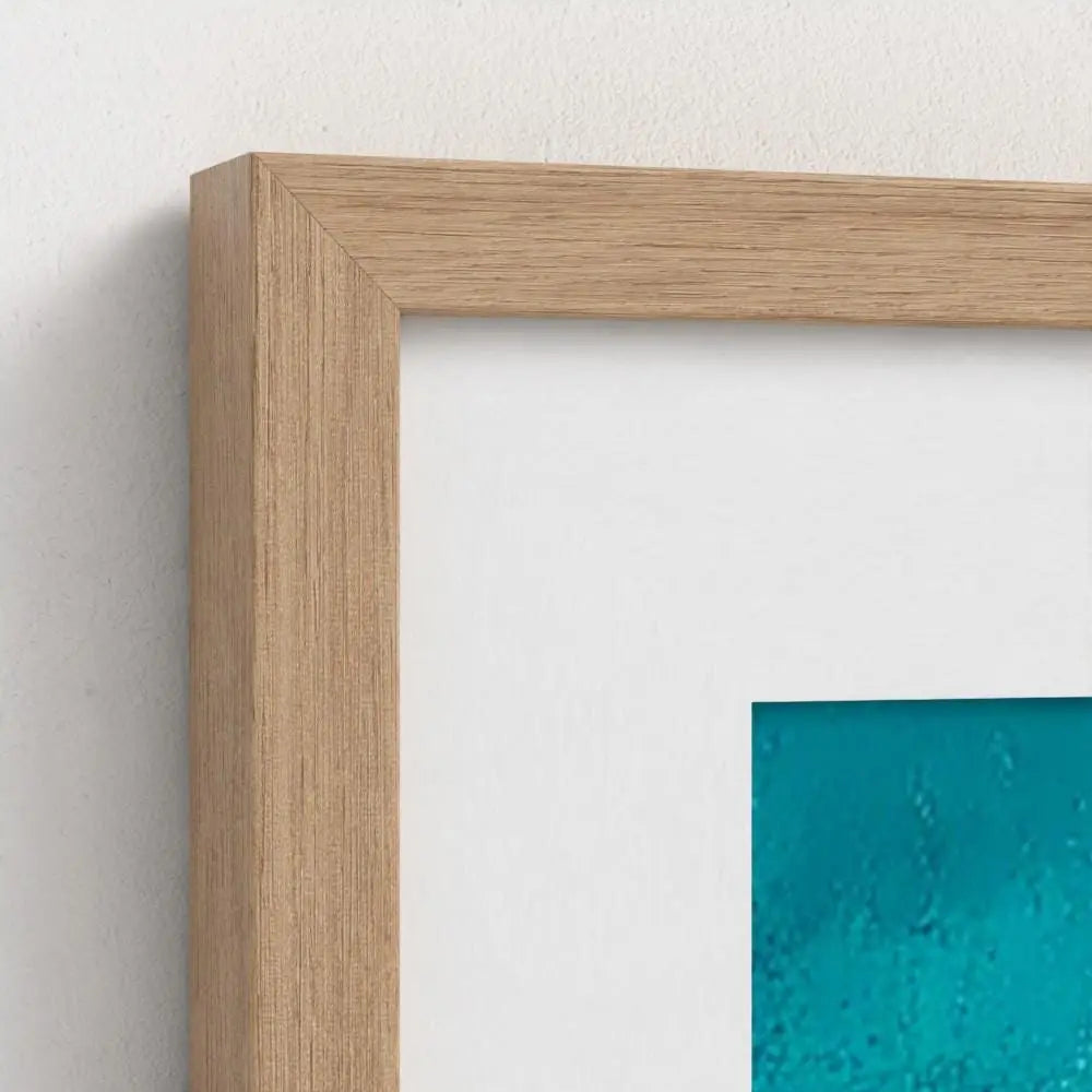Tidefall — Aerial Ocean Wave Wall Art Print, Turquoise Sea & Shoreline Photography, Minimalist Coastal Decor