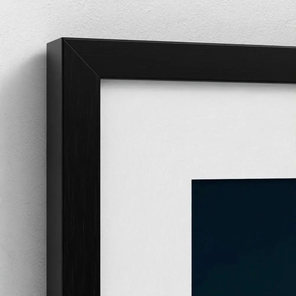 Lunar Tide — Moon Over Ocean Wall Art Print, Night Seascape Photography, Minimal Coastal Decor