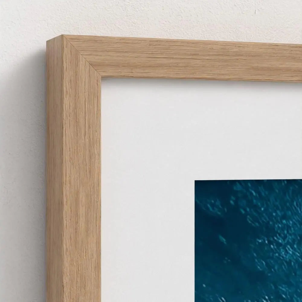Apex Blue — Shark Wall Art Print, Underwater Ocean Photography, Minimal Coastal Nautical Decor