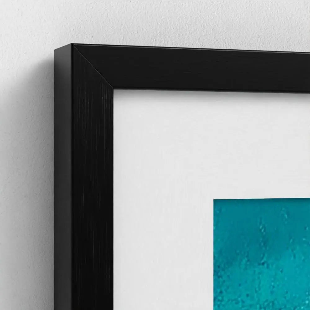Tidefall — Aerial Ocean Wave Wall Art Print, Turquoise Sea & Shoreline Photography, Minimalist Coastal Decor