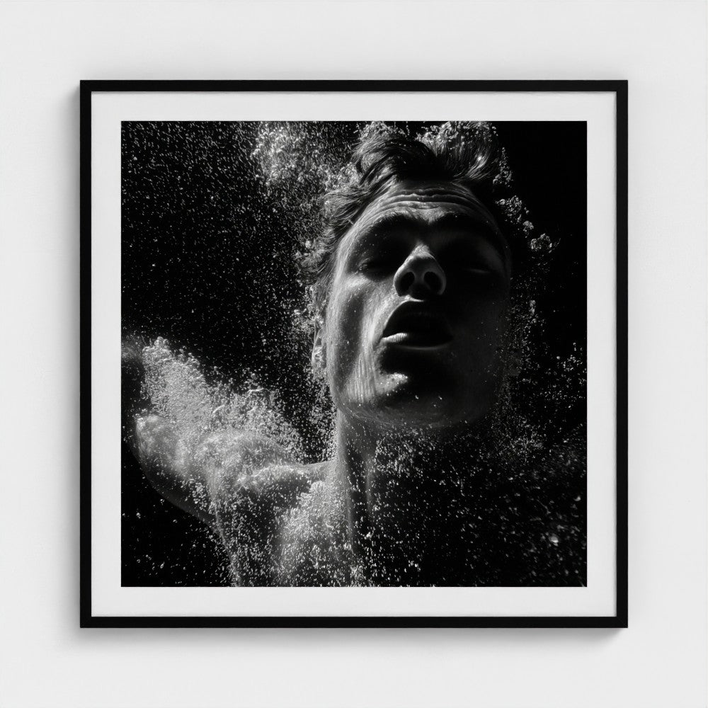 Black-and-White Underwater Portrait | Studio Stevie My Store
