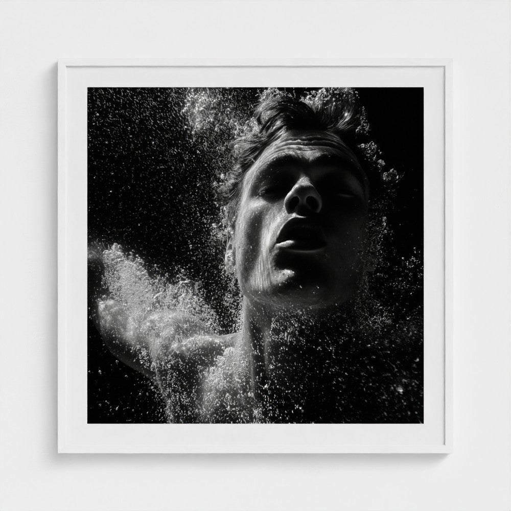 Black-and-White Underwater Portrait | Studio Stevie My Store