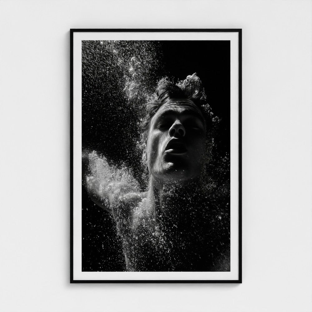 Black-and-White Underwater Portrait | Studio Stevie My Store
