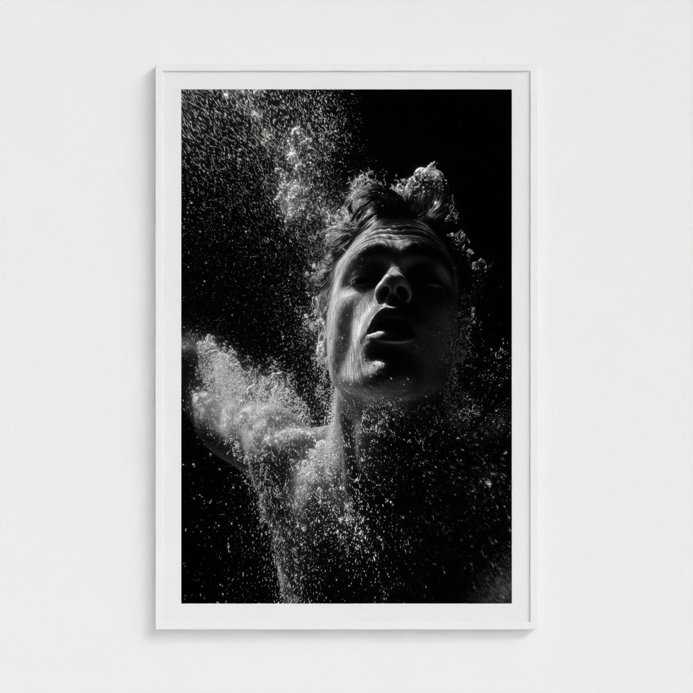 Black-and-White Underwater Portrait | Studio Stevie My Store