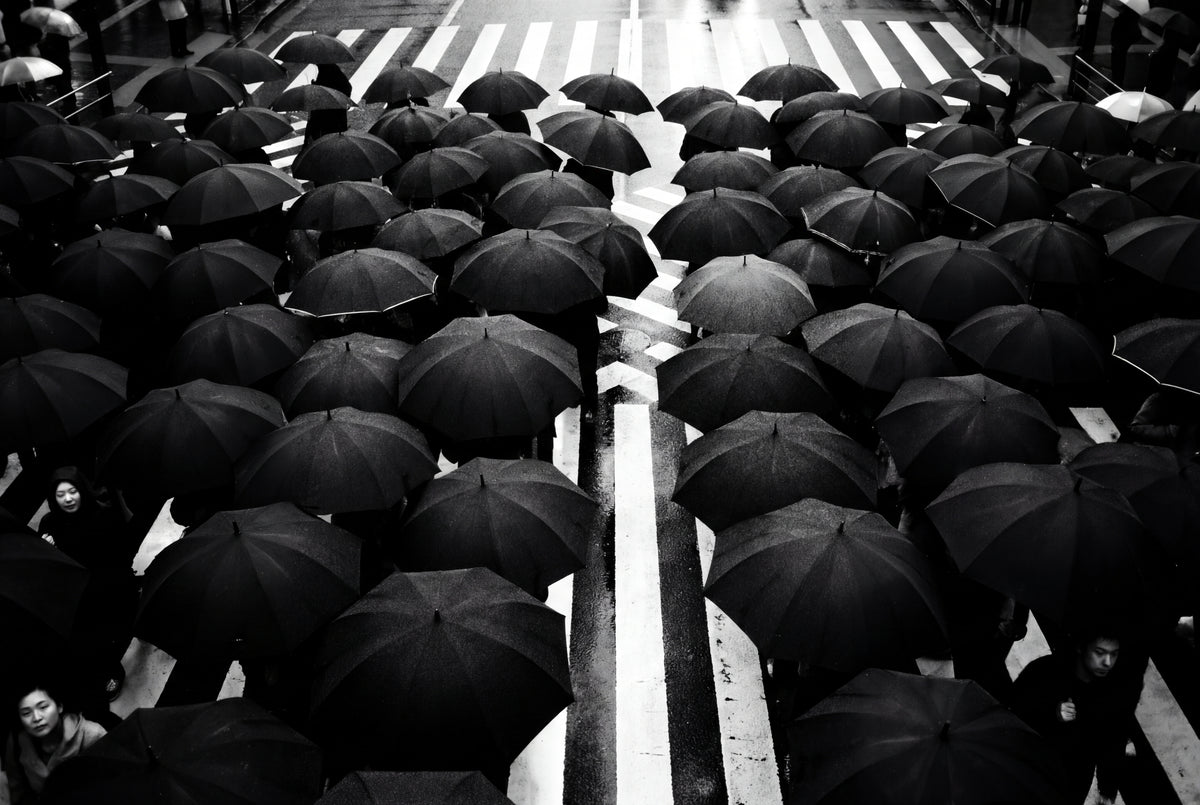 Raw unframed artwork — Tokyo Crossing Wall Art — Urban Photography Print — source 13238387573039