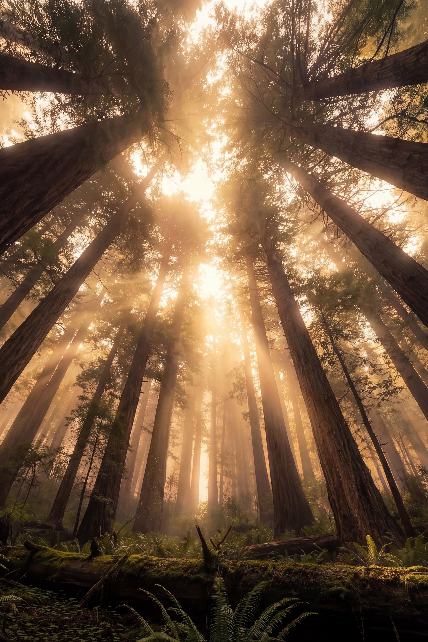 Raw unframed artwork — Redwood Forest Wall Art — Fine Art Photography Print — source 13249855521071
