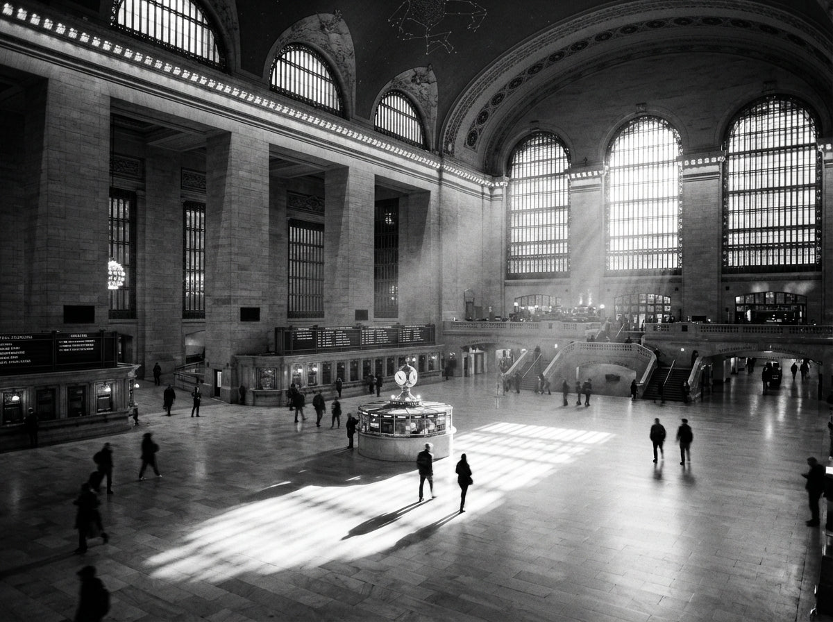 Raw unframed artwork — Grand Central Terminal — Fine Art Landscape Photography | Studio Stevie — source 13344460210479
