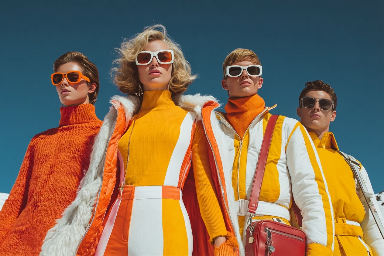 Raw unframed artwork — 1960s Ski Resort Fashion Editorial — Fine Art Photography | Studio Stevie — source 13344594755887