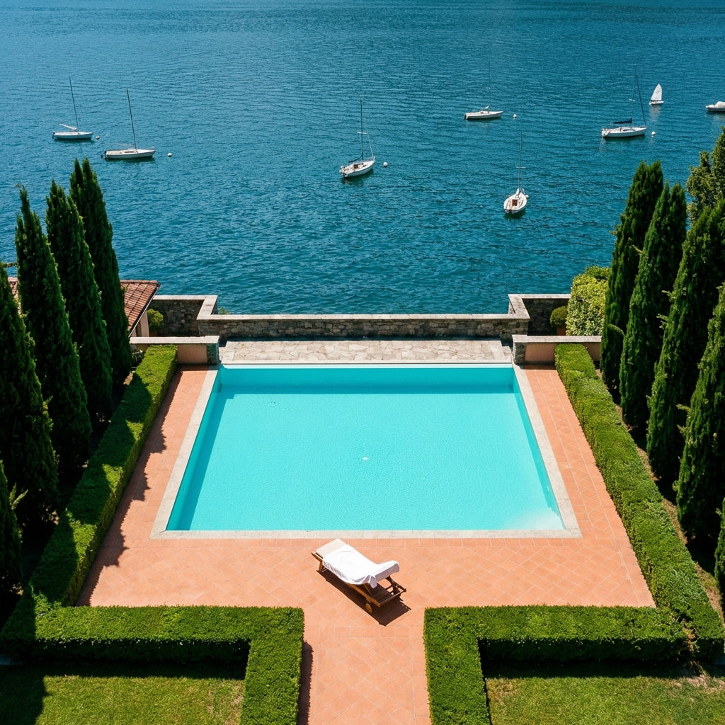 Raw unframed artwork — Como From Above — Fine Art Square Photography | Studio Stevie — source 13353961423151