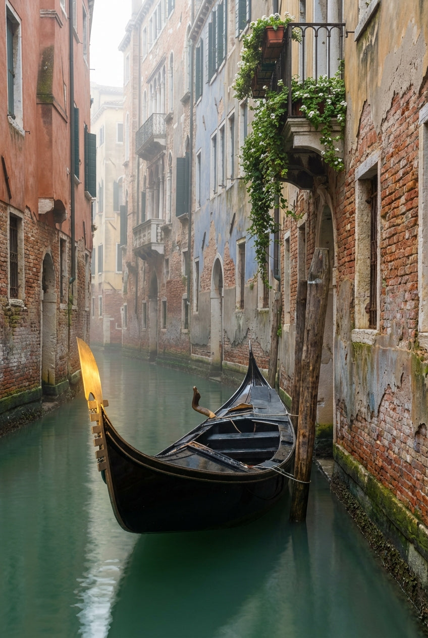 Raw unframed artwork — Gondola Morning — Fine Art Photography | Studio Stevie — source 13354682319151