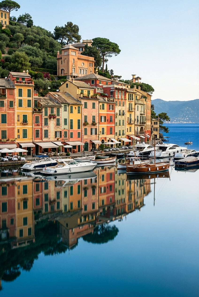 Raw unframed artwork — Portofino Harbor — Vertical Fine Art Photography | Studio Stevie — source 13354708009263