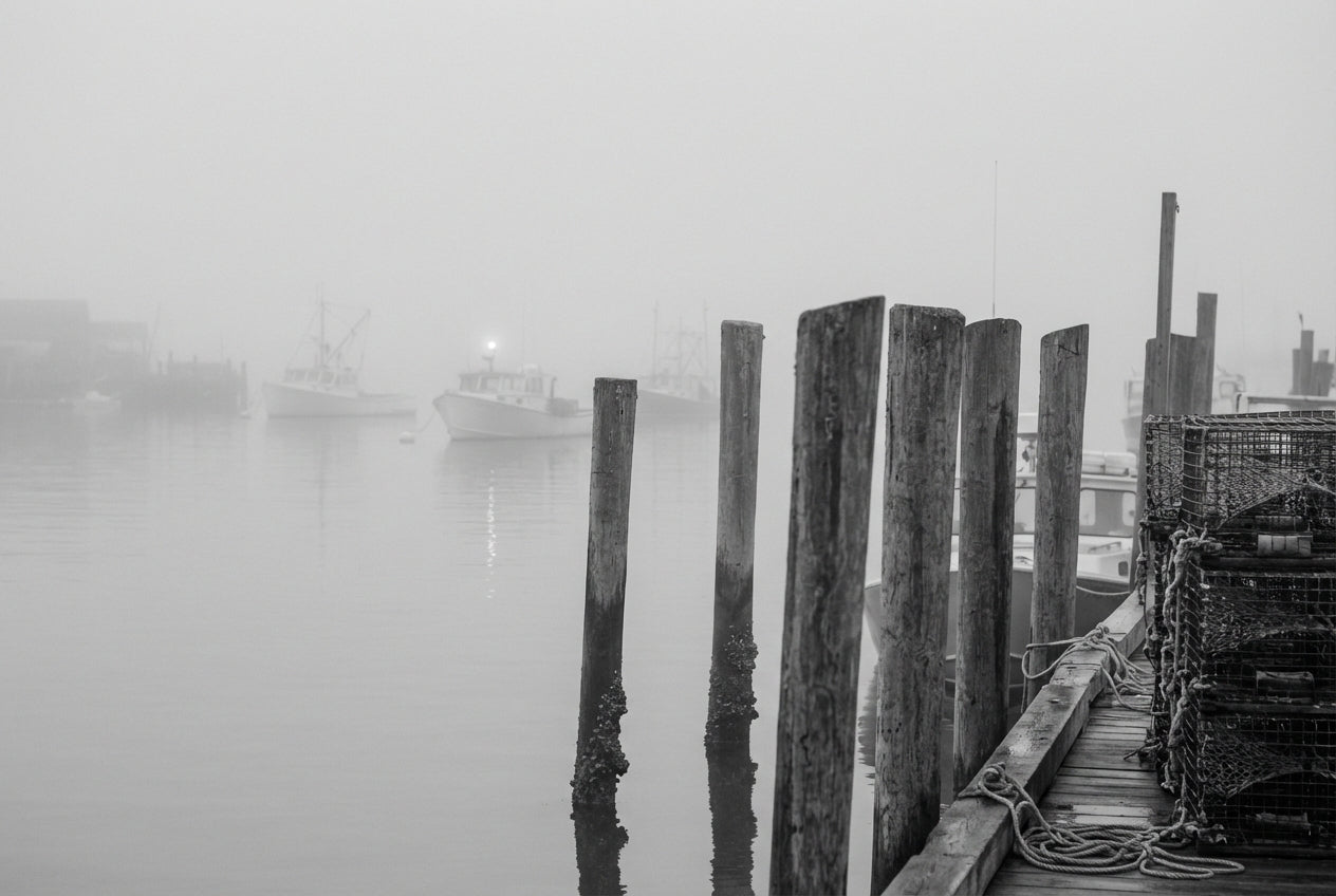 Raw unframed artwork — Harbor Fog — Landscape Fine Art Photography | Studio Stevie — source 13355245895983