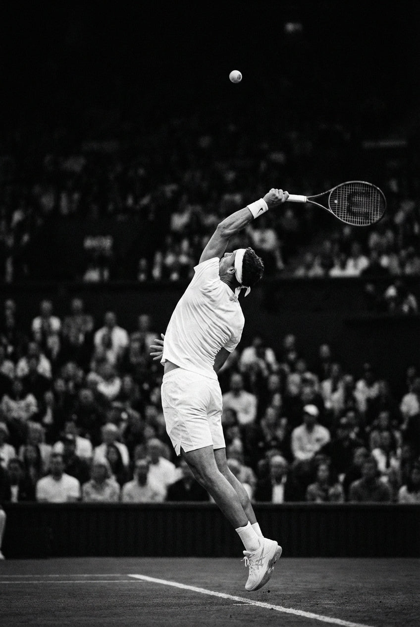 Raw unframed artwork — Tennis Serve — Fine Art Photography | Studio Stevie — source 13355369595183