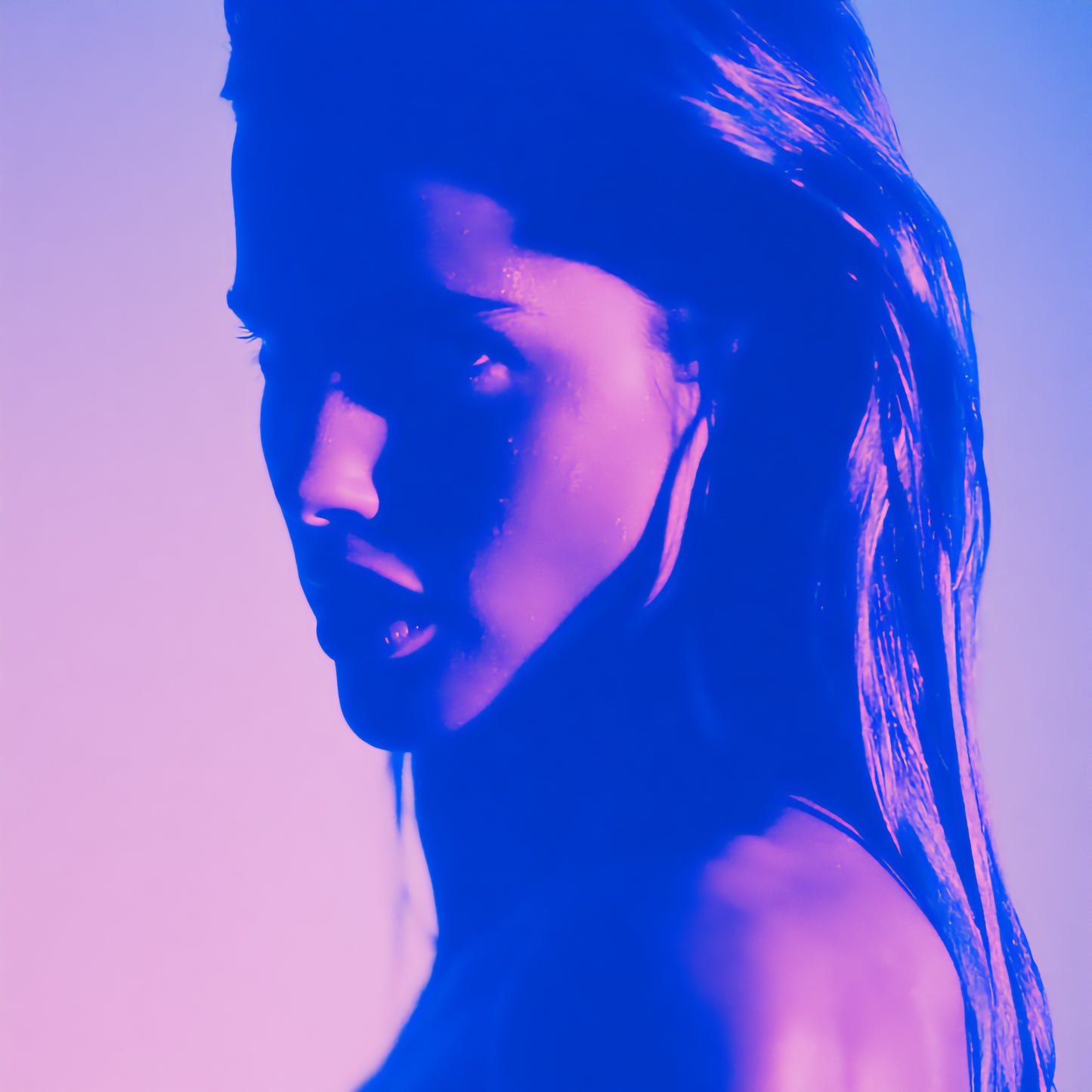 Raw unframed artwork — Cobalt Profile — Chromatic Heat source 11 — UHD abf577b23d