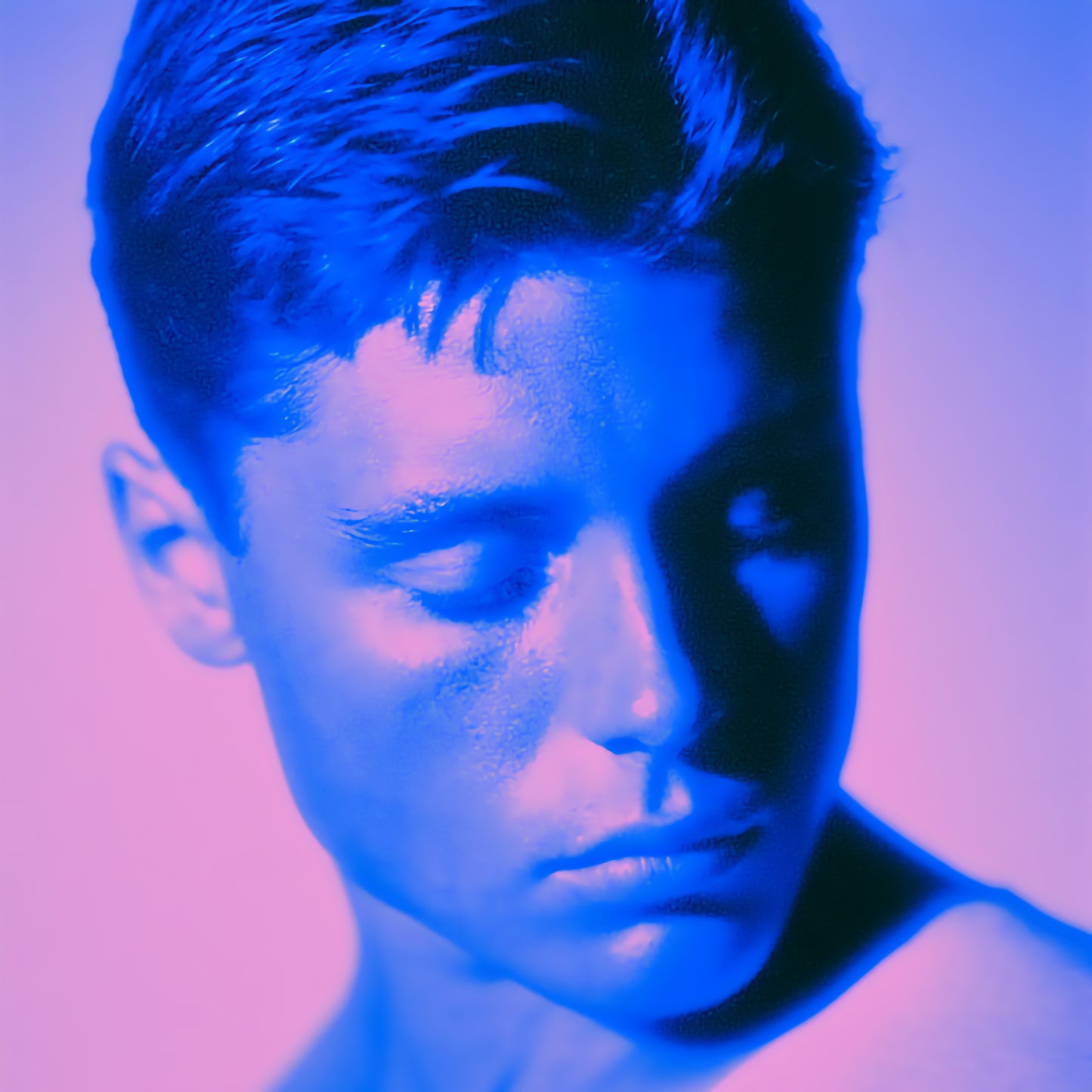 Raw unframed artwork — Blue Hour, Eyes Closed — Chromatic Heat source 12 — UHD a3c4a8676d