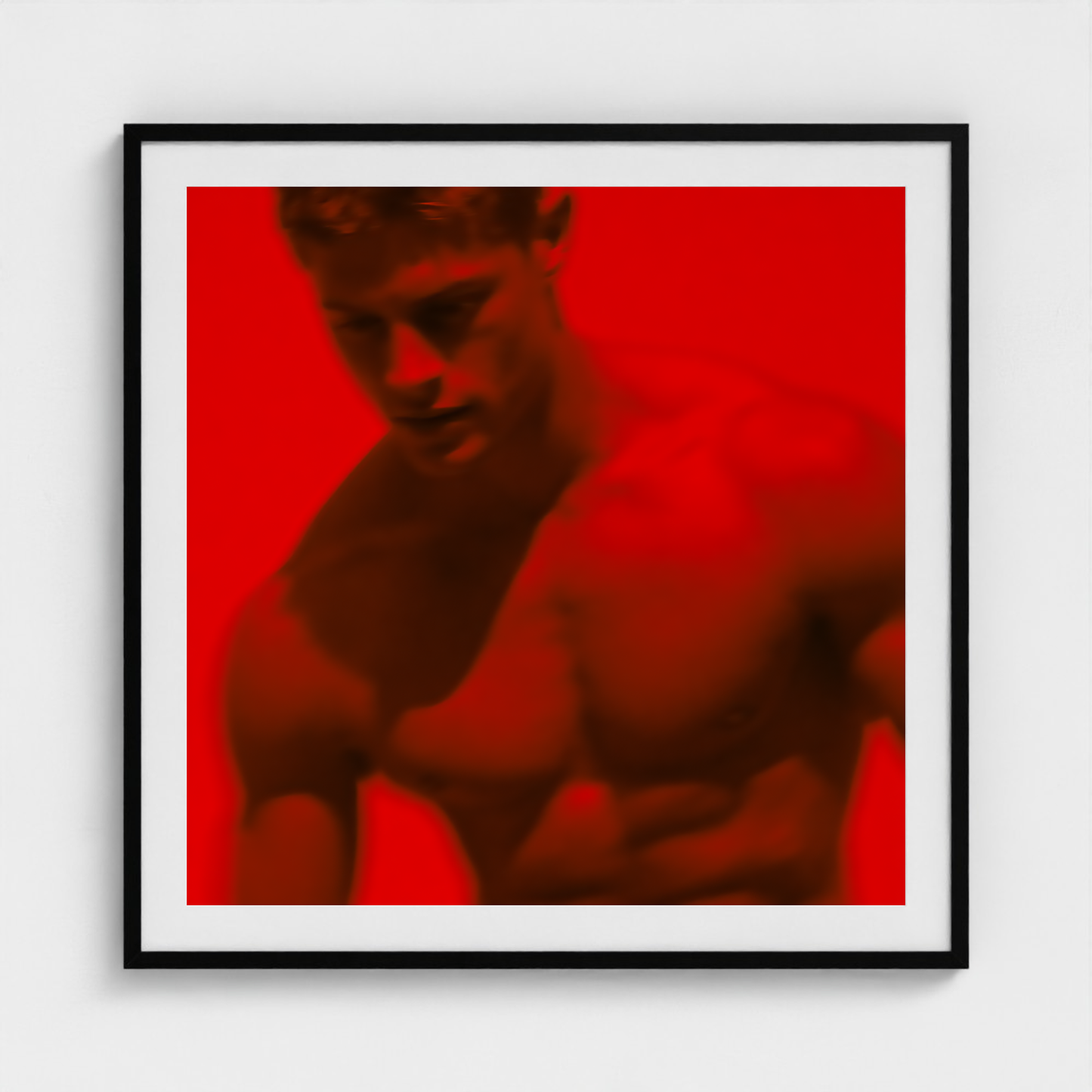 Crimson Interval fine art photography print in a Black frame — Chromatic Heat crop-to-fill cover v1 e64bf5c1e1