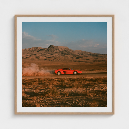 Dust Meridian fine art photography print in a Natural frame — Lost Paradise crop-to-fill cover v2 92e9c350d2