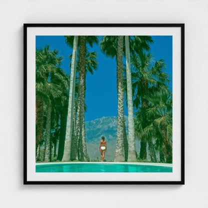 Between the Palms fine art photography print in a Black frame — Palm Springs crop-to-fill cover v1 f172256ce6