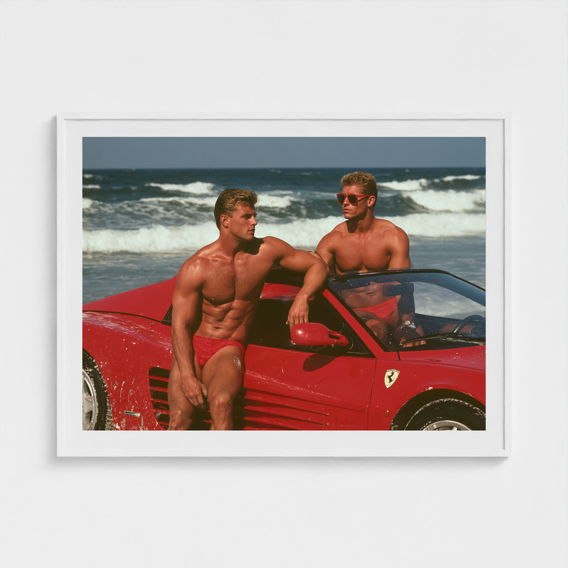 The Red Interval fine art photography print in a White frame — Lost Paradise crop-to-fill cover v2 b5c537b64e