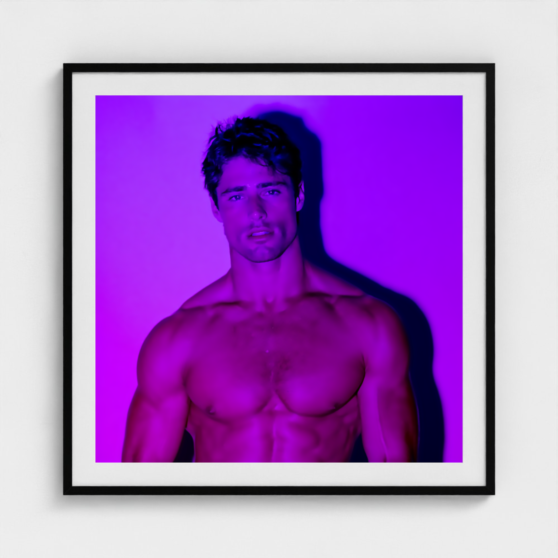 Ultraviolet Witness fine art photography print in a Black frame — Chromatic Heat crop-to-fill cover v1 9fa7cd6fae