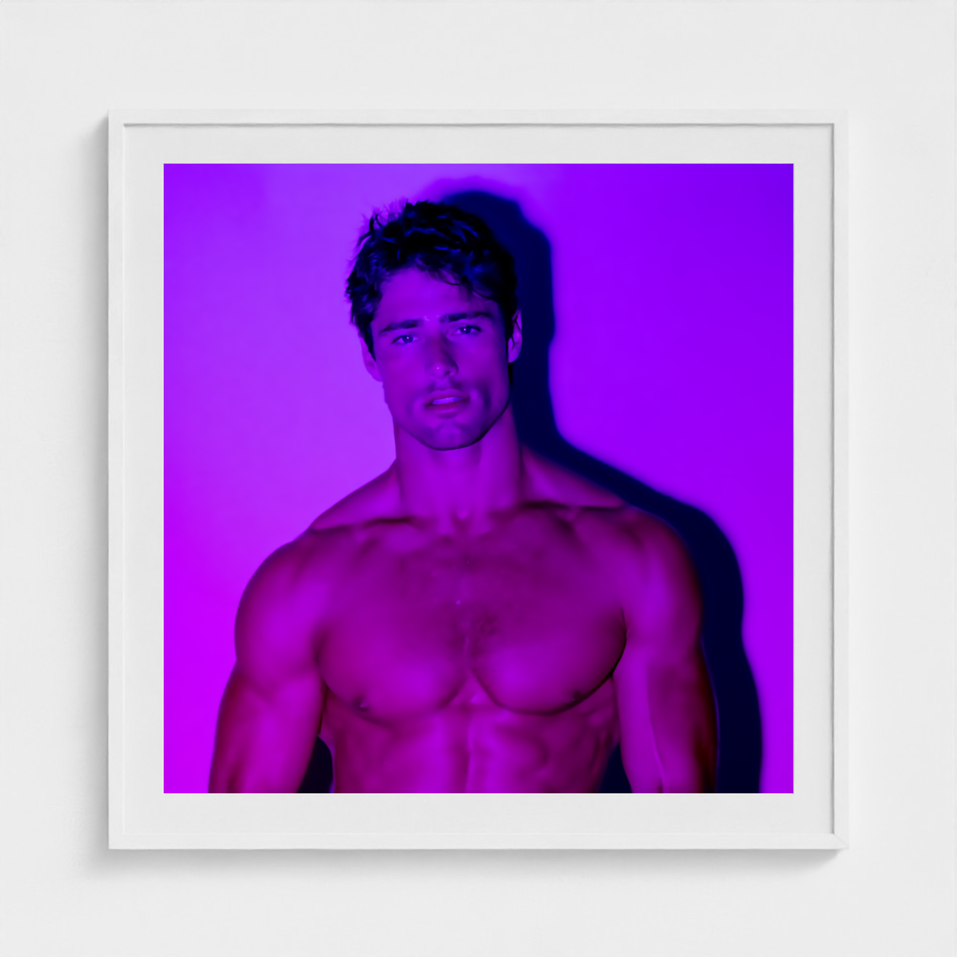 Ultraviolet Witness fine art photography print in a White frame — Chromatic Heat crop-to-fill cover v1 decb946fa0
