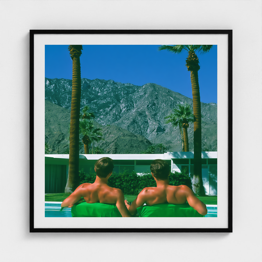 The Green Interval fine art photography print in a Black frame — Palm Springs crop-to-fill cover v1 74e92e6705