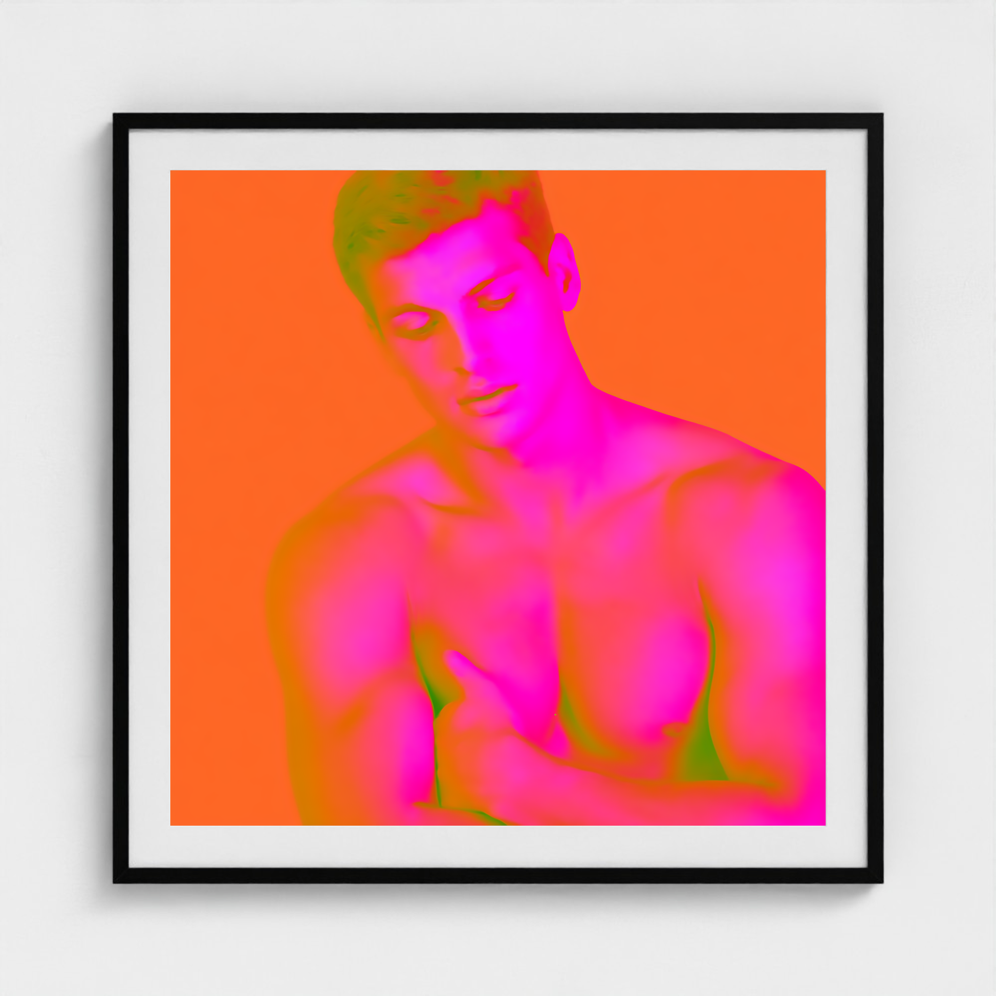 Solar Magenta fine art photography print in a Black frame — Chromatic Heat crop-to-fill cover v1 b0d8f2ba25