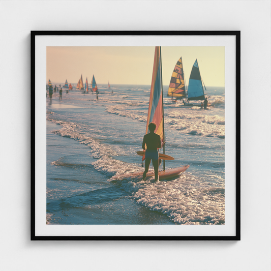 The Golden Regatta fine art photography print in a Black frame — Lost Paradise crop-to-fill cover v2 27f4f46d53