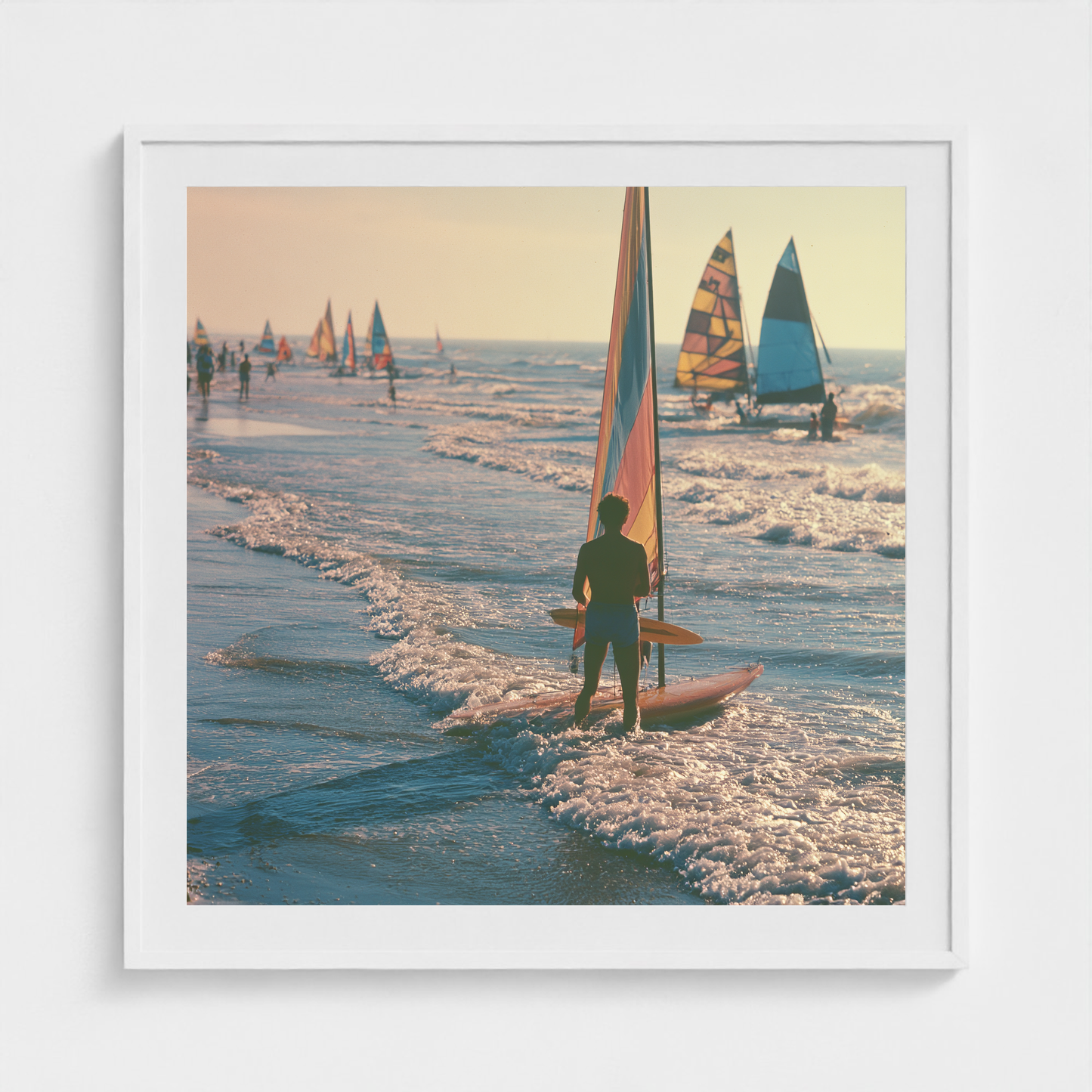 The Golden Regatta fine art photography print in a White frame — Lost Paradise crop-to-fill cover v2 6f1f85ba2b