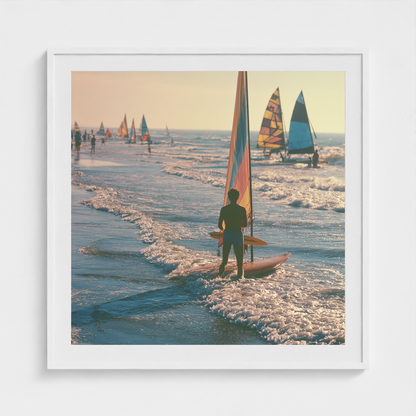 The Golden Regatta fine art photography print in a White frame — Lost Paradise crop-to-fill cover v2 6f1f85ba2b