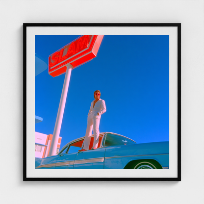 Electric Noon fine art photography print in a Black frame — Lost Paradise crop-to-fill cover v2 422cb215a7