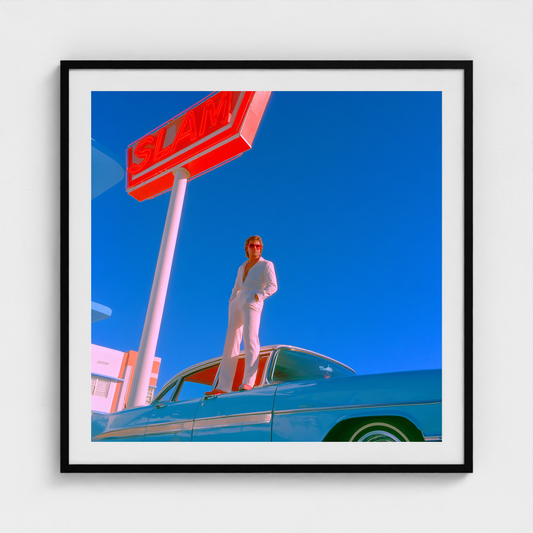 Electric Noon fine art photography print in a Black frame — Lost Paradise crop-to-fill cover v2 422cb215a7