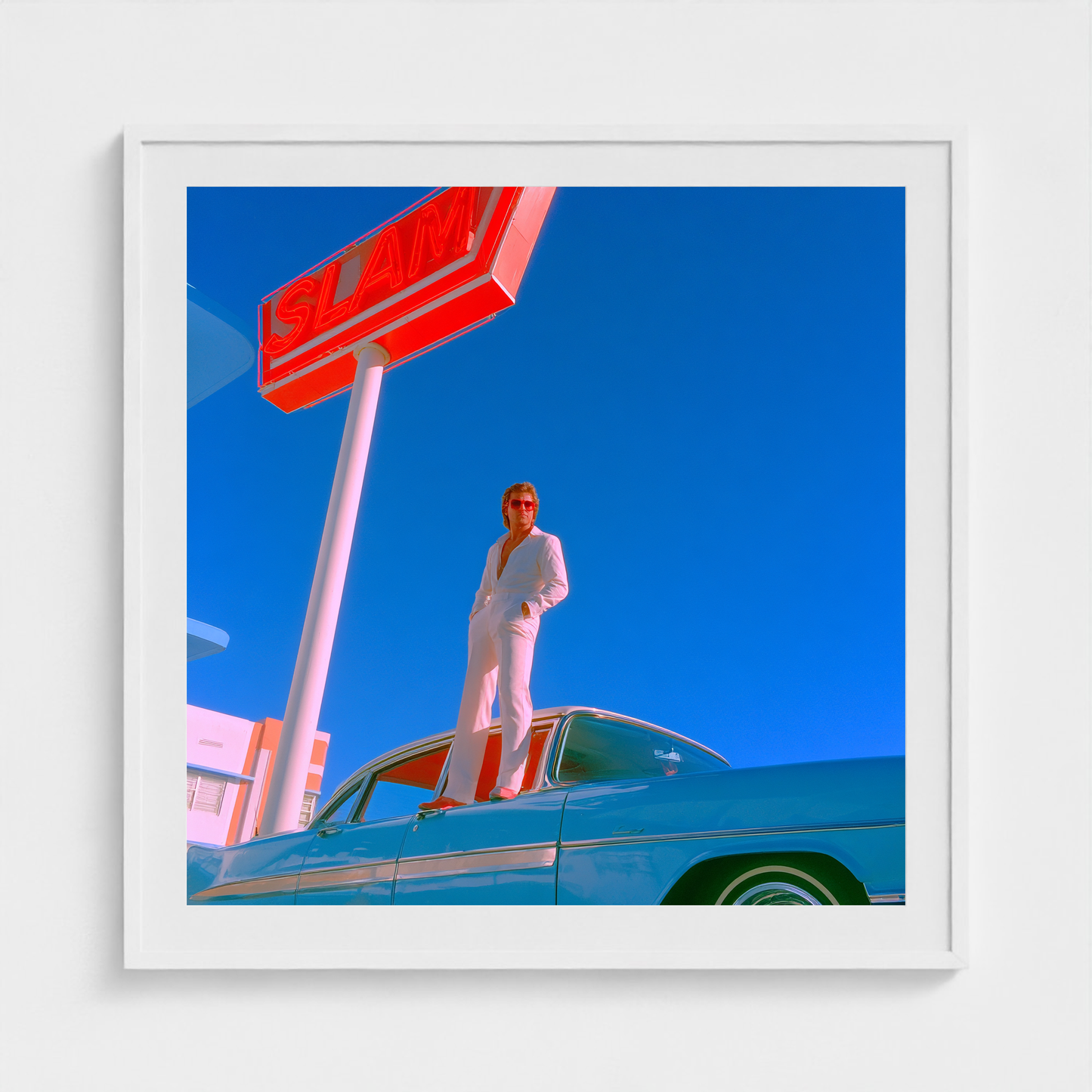 Electric Noon fine art photography print in a White frame — Lost Paradise crop-to-fill cover v2 b51edaa386