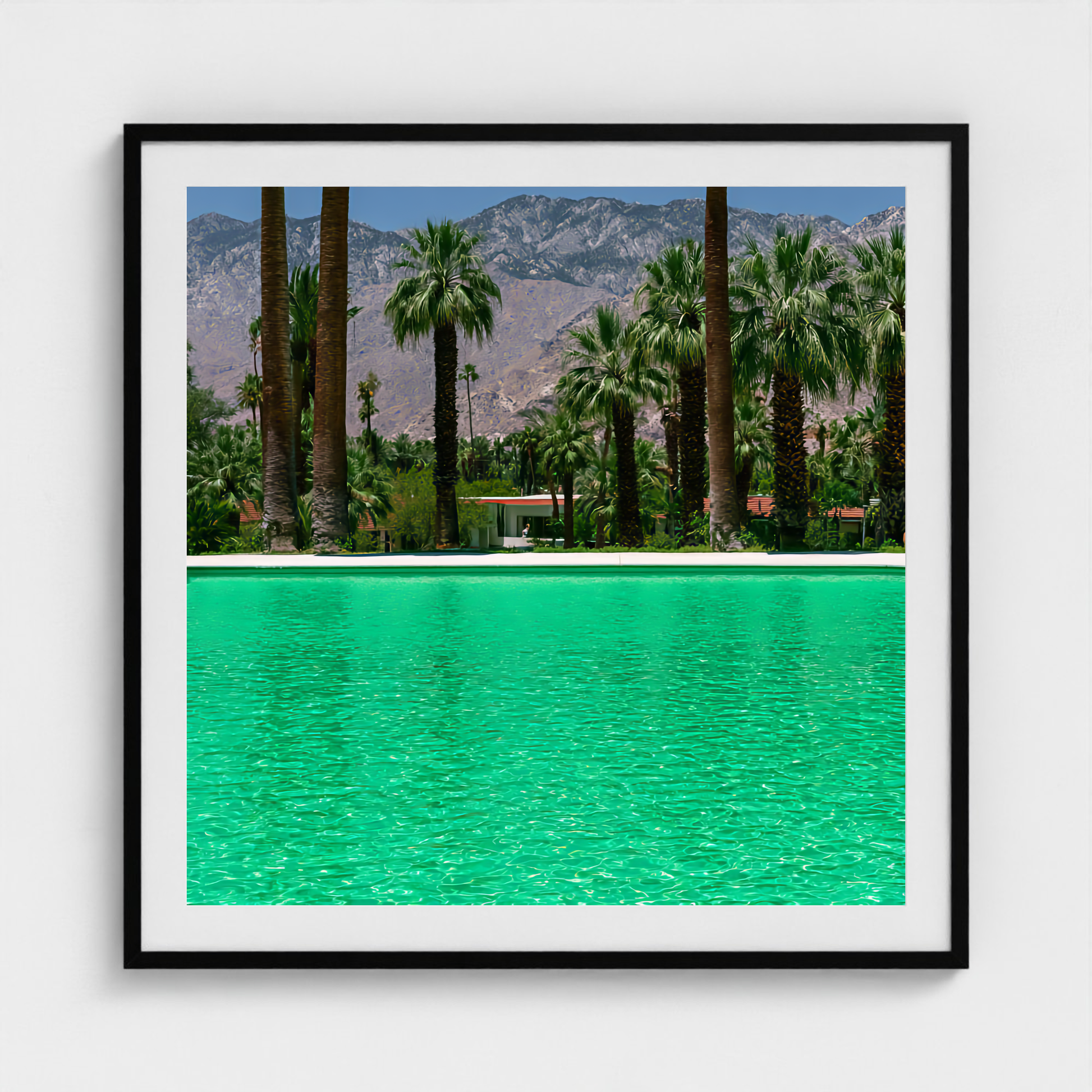 Emerald Expanse fine art photography print in a Black frame — Palm Springs crop-to-fill cover v1 beb48c3905