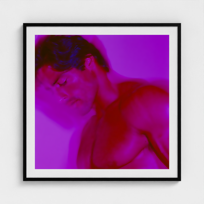 Violet Descent fine art photography print in a Black frame — Chromatic Heat crop-to-fill cover v1 b07d91d2be