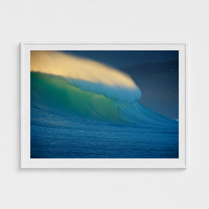 Crown of the Pacific fine art photography print in a White frame — Lost Paradise crop-to-fill cover v2 12a47f1706