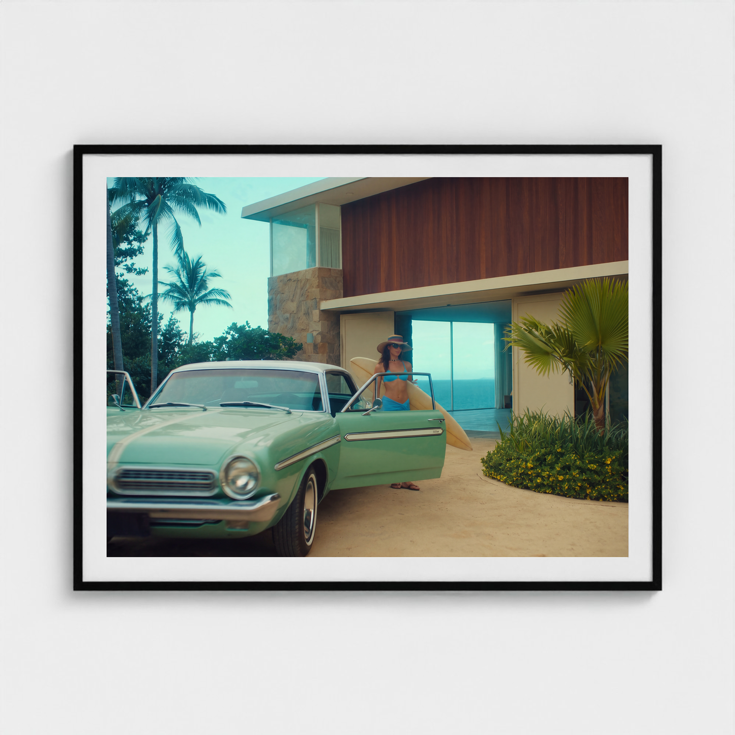 Departure Before the Swell fine art photography print in a Black frame — Lost Paradise crop-to-fill cover v2 f099e4c4db
