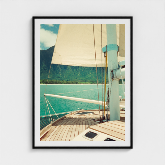 Windward Geometry fine art photography print in a Black frame — Lost Paradise crop-to-fill cover v2 8ffad4b773