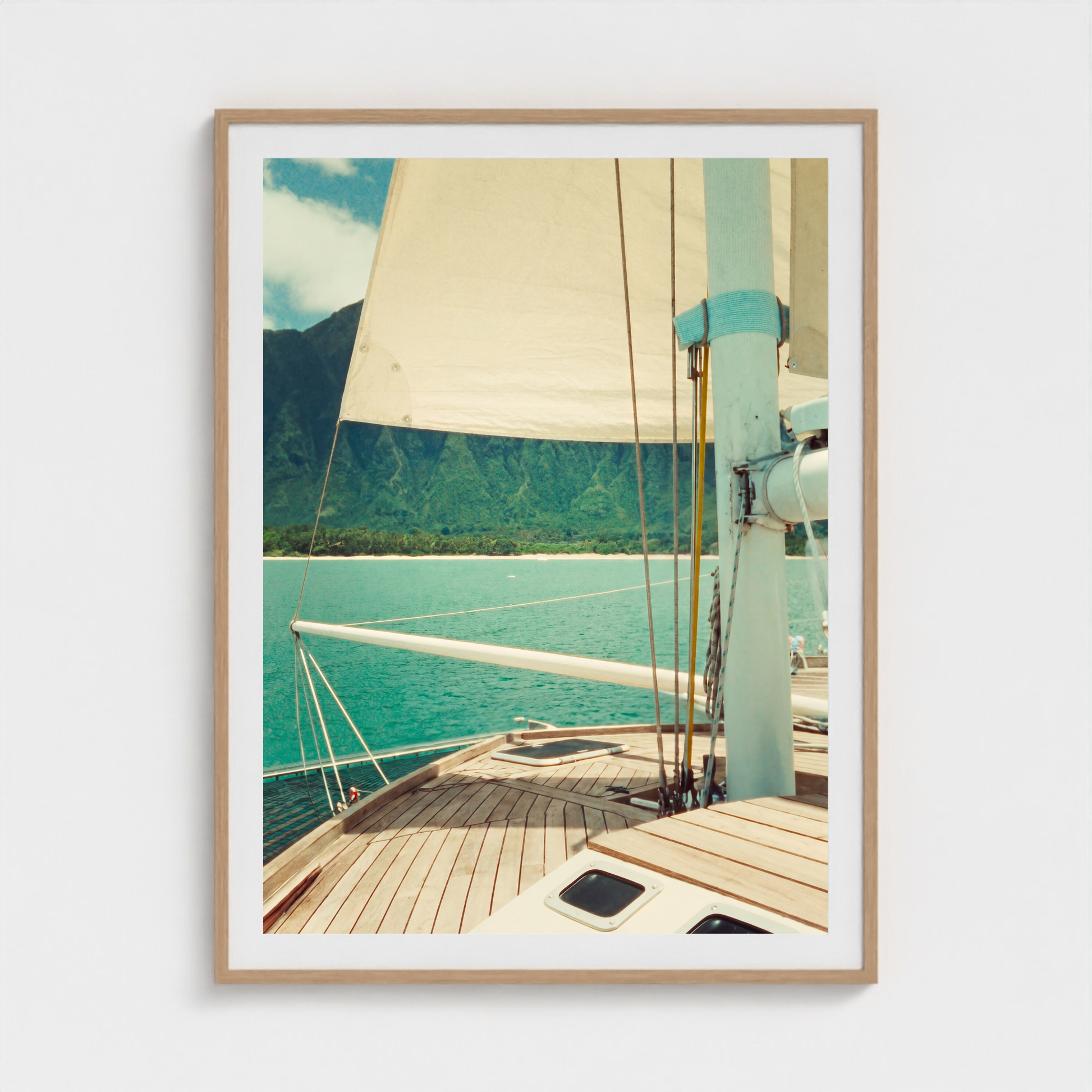 Windward Geometry fine art photography print in a Natural frame — Lost Paradise crop-to-fill cover v2 b4db103996