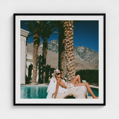 Desert Bride fine art photography print in a Black frame — Palm Springs crop-to-fill cover v1 e5d8c76c41