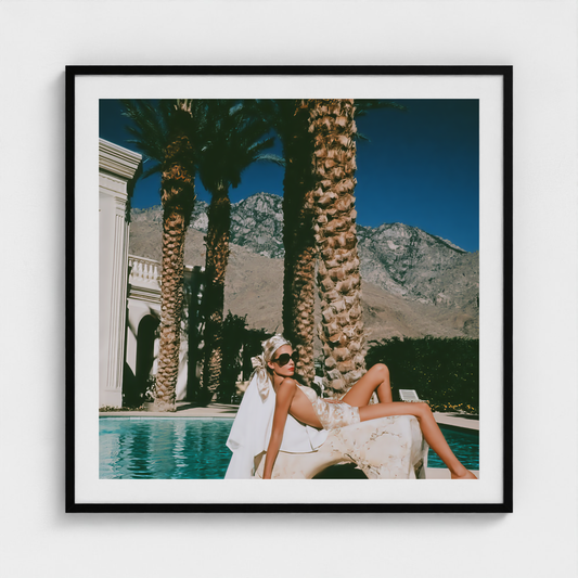 Desert Bride fine art photography print in a Black frame — Palm Springs crop-to-fill cover v1 e5d8c76c41